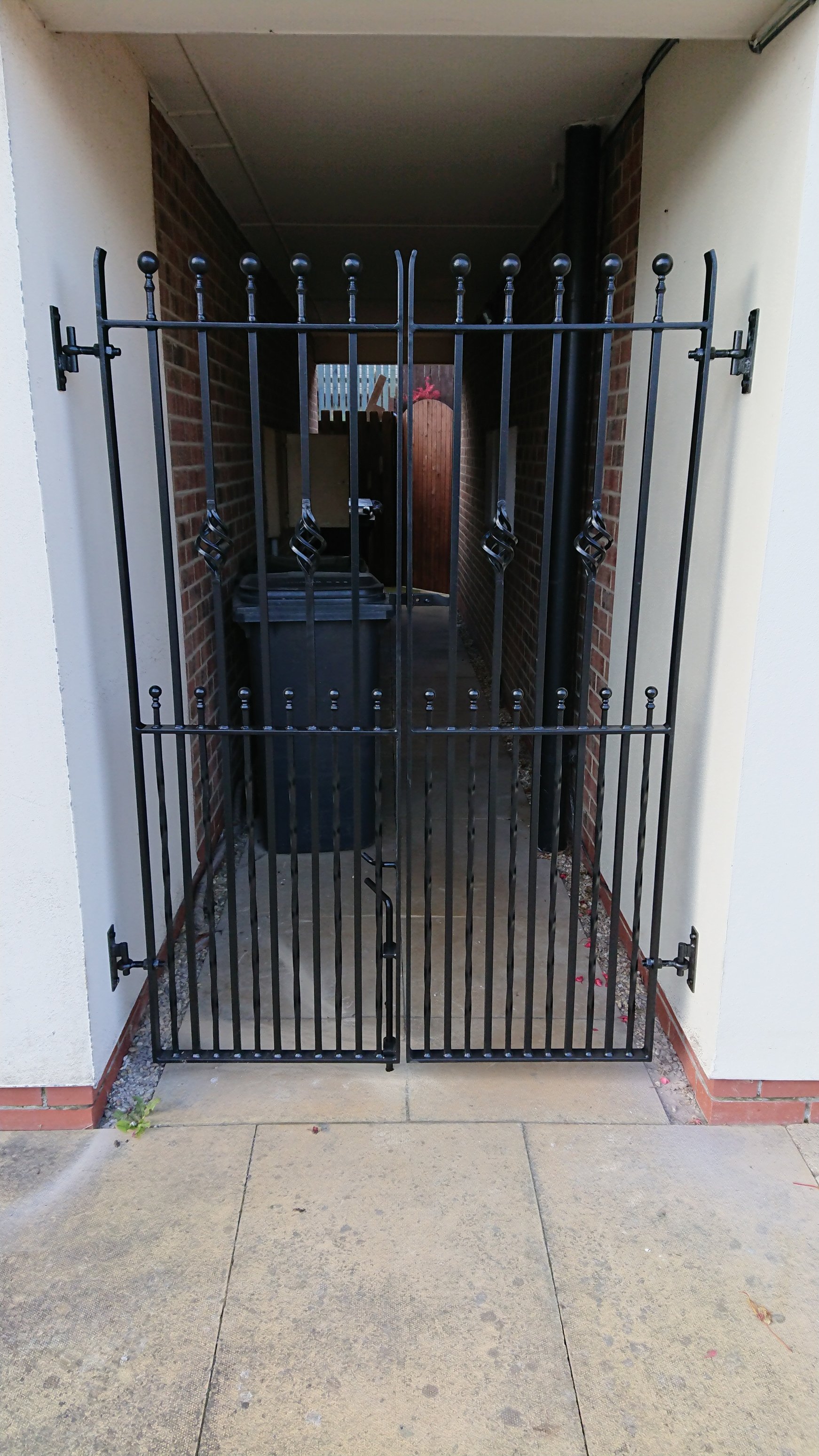 Beautiful wrought iron garden gates and railing installations in South